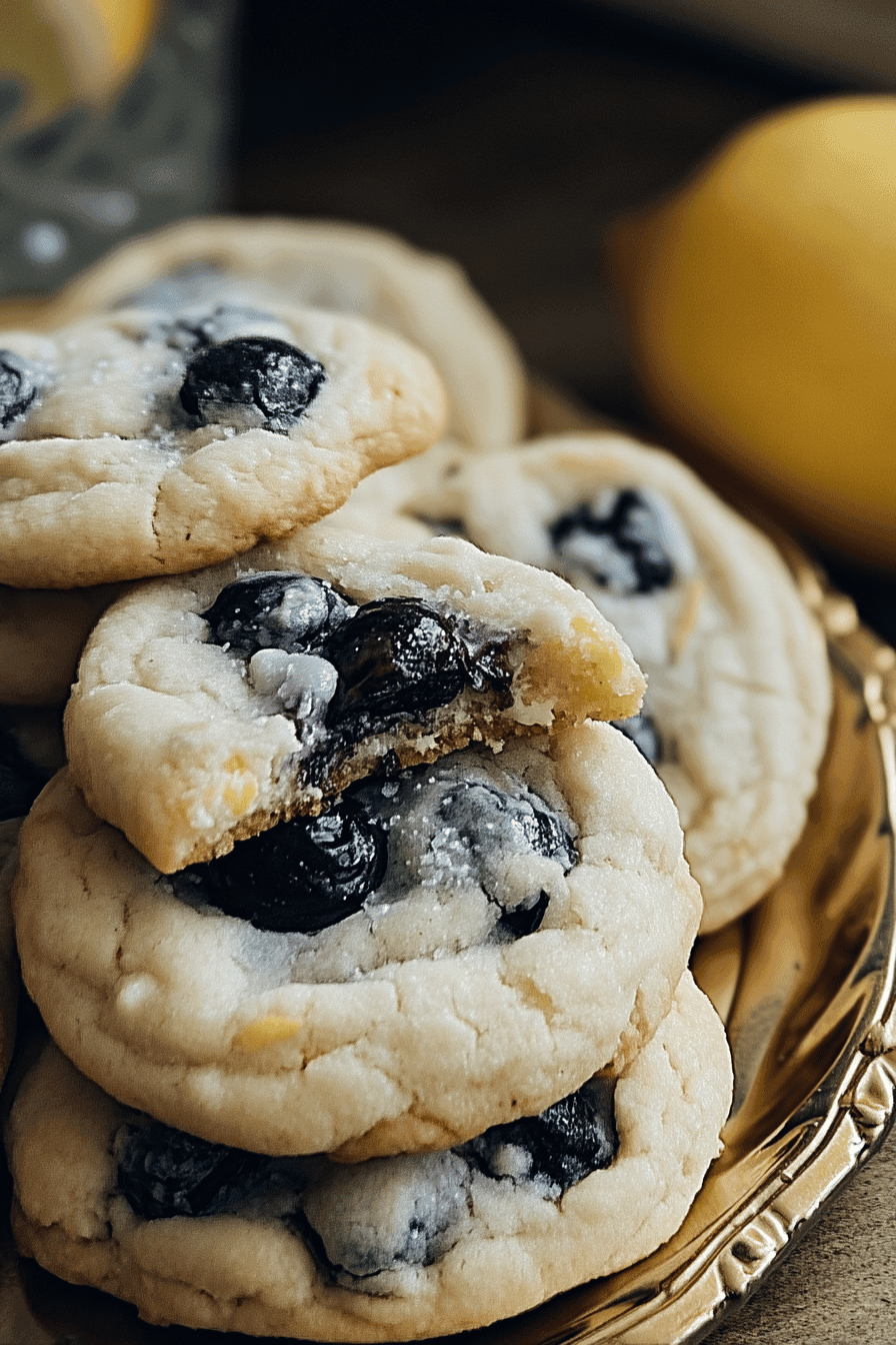 lemon blueberry cookies