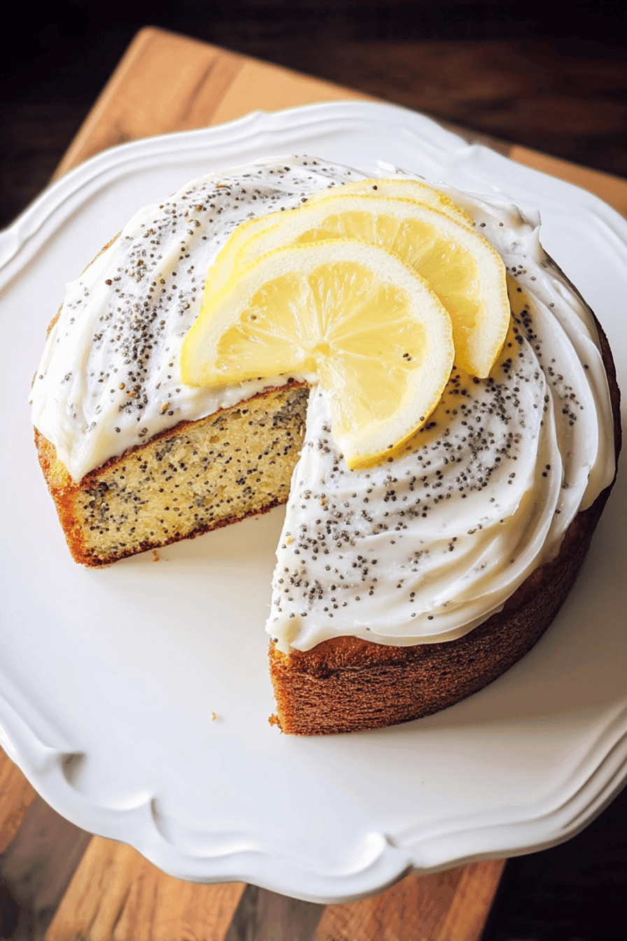 lemon poppy seed cake