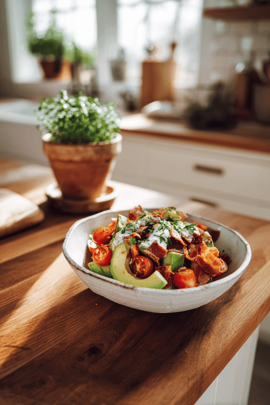 loaded wedge salad
