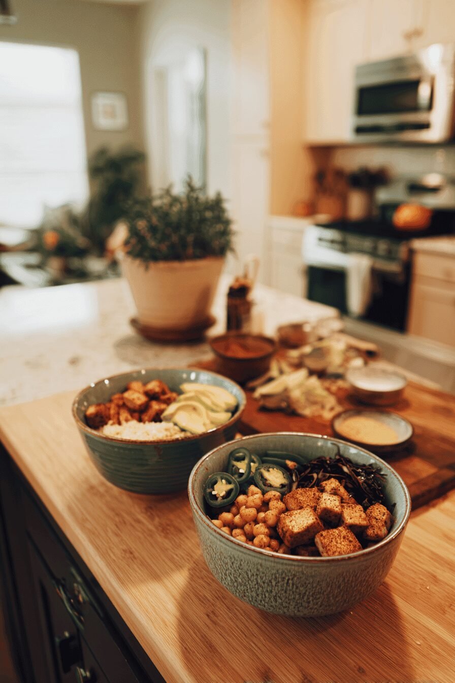 Meal Prep Chicken Burrito Bowls