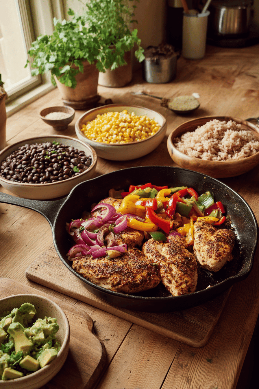 meal prep chicken burrito bowls