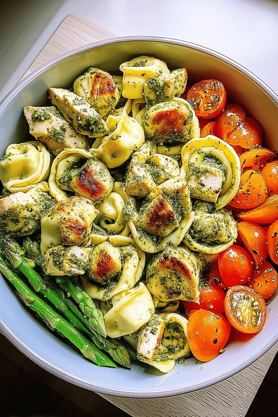 Pesto Chicken Tortellini