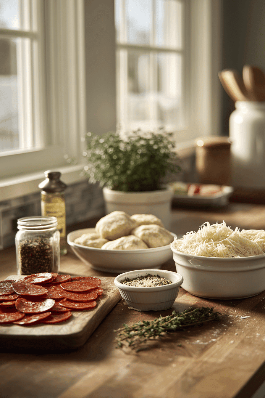 pull apart pizza bread