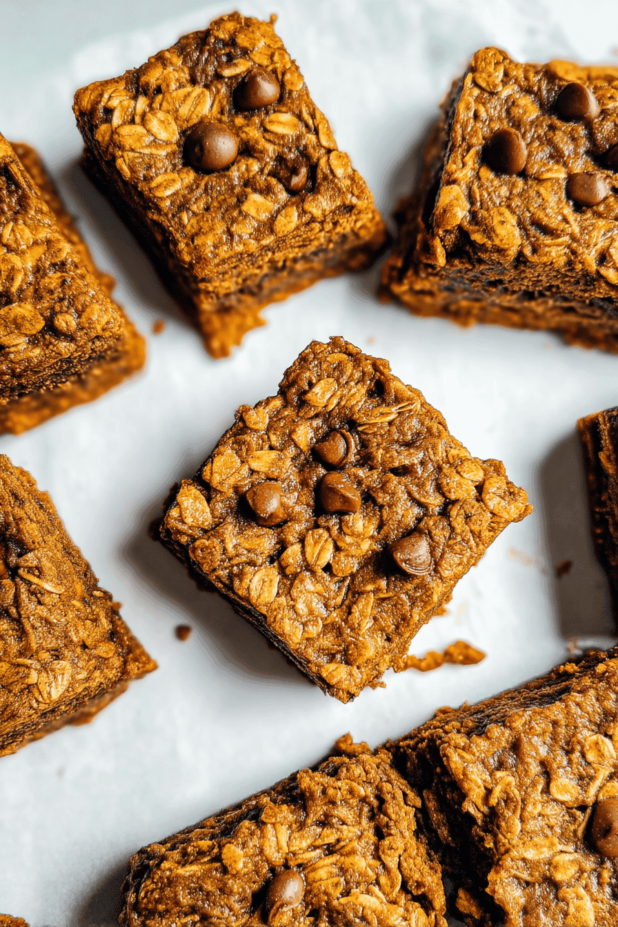 pumpkin oatmeal bars