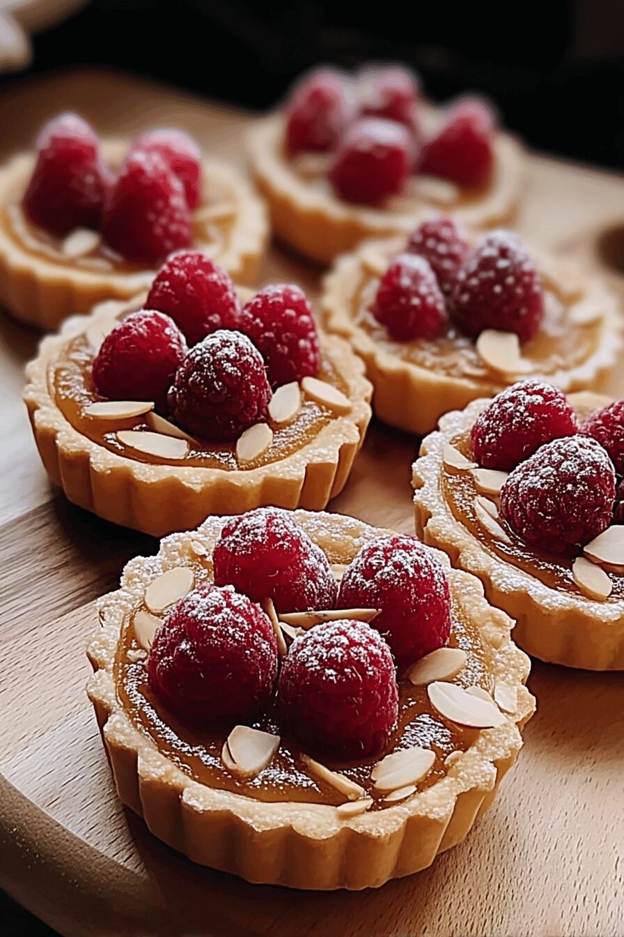 Raspberry Frangipane Tartlets
