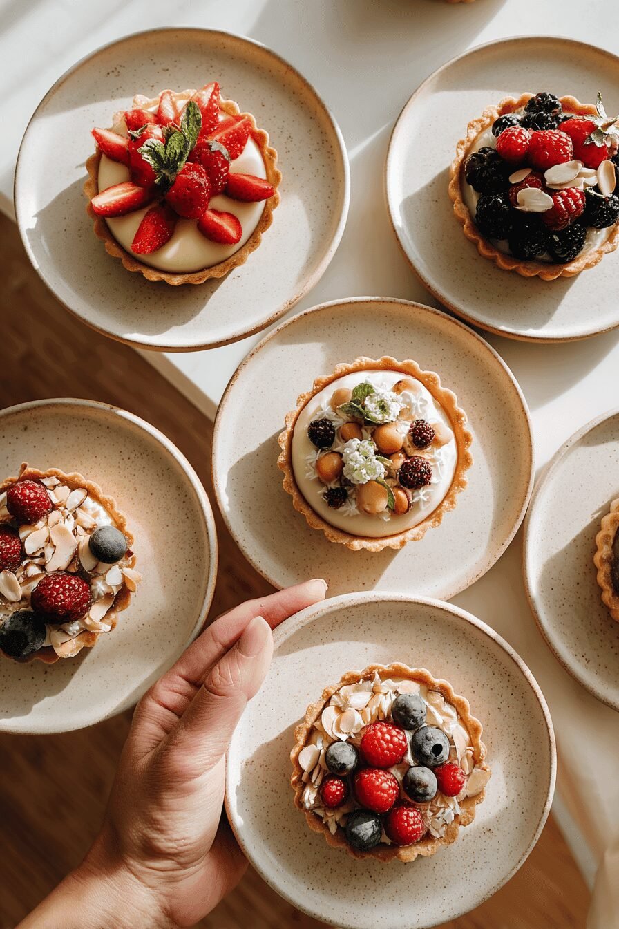 Raspberry Frangipane Tartlets