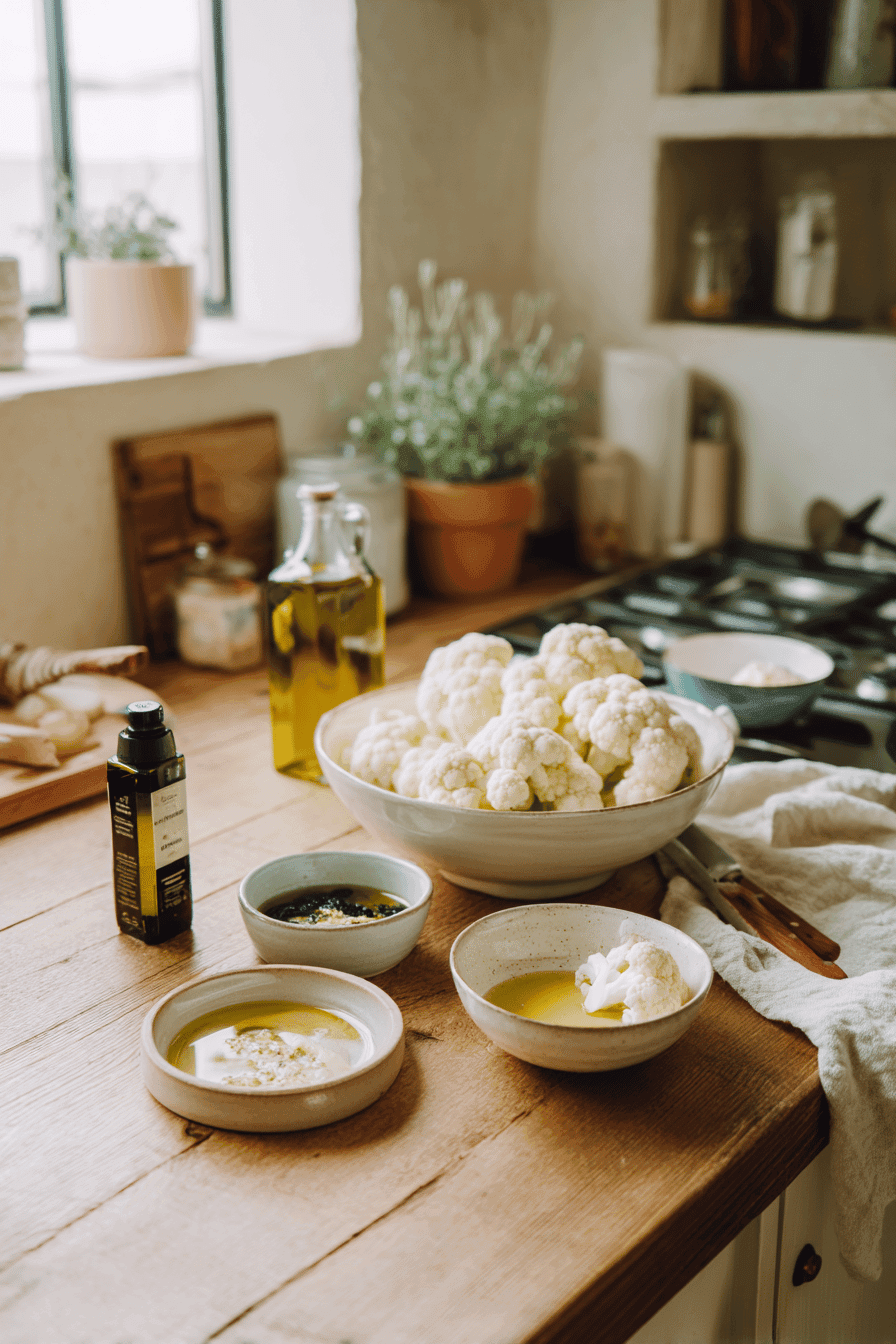 roasted cauliflower