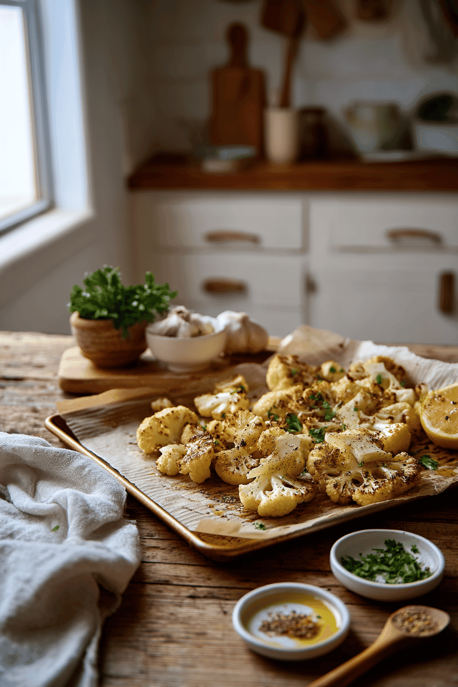 roasted cauliflower