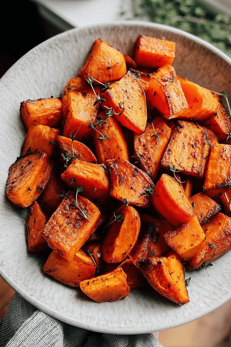 Roasted Sweet Potatoes Carrots