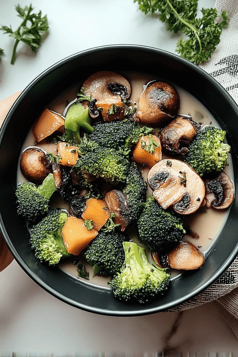 Sauteed Mushrooms With Broccoli 2.Png