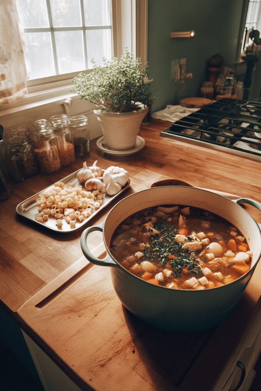 Sicilian Chicken Soup
