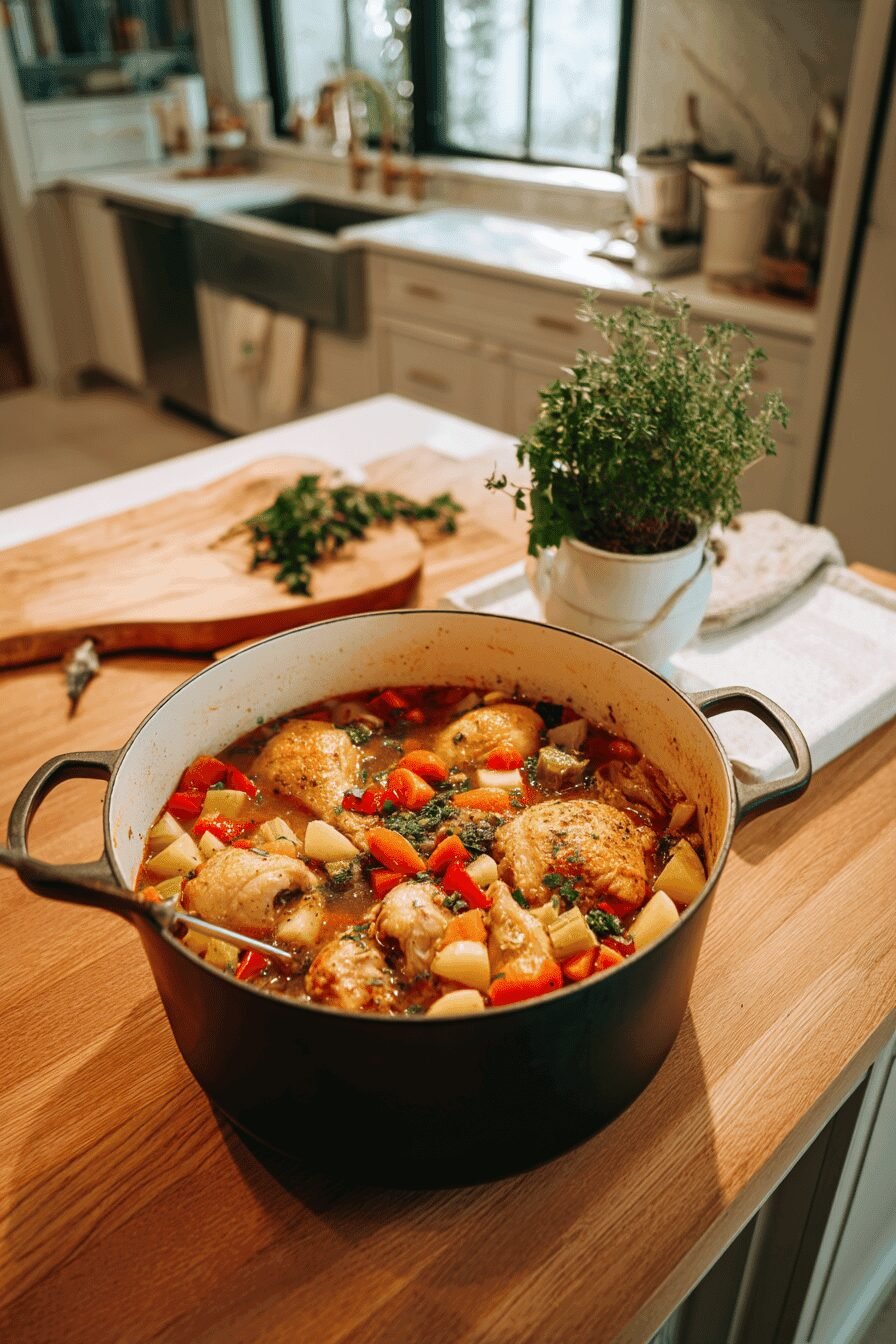 Sicilian Chicken Soup