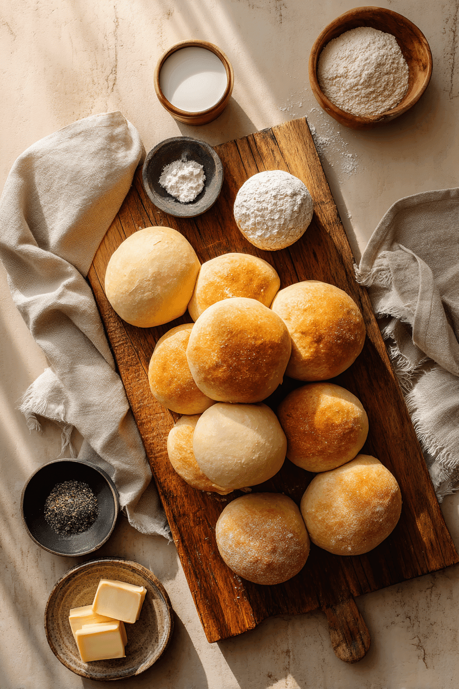 sourdough dinner rolls
