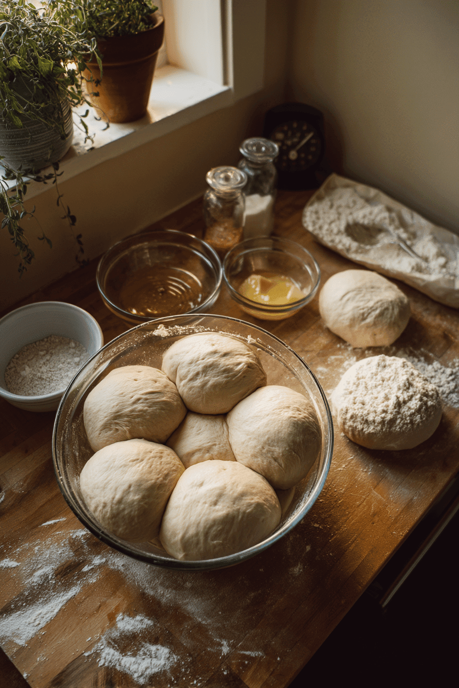sourdough dinner rolls