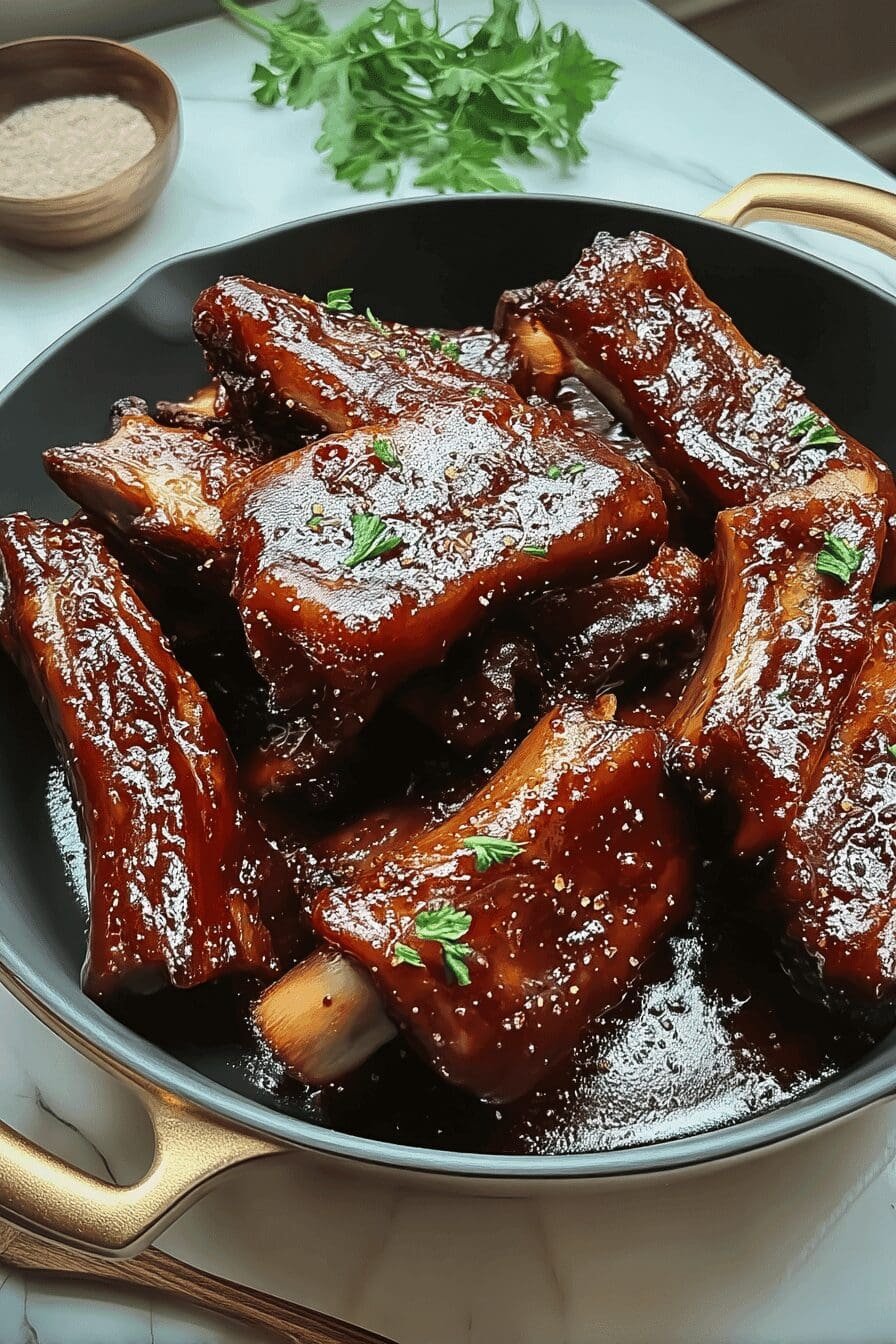 Sticky Honey Garlic Ribs Recipe For Tender, Juicy Perfection