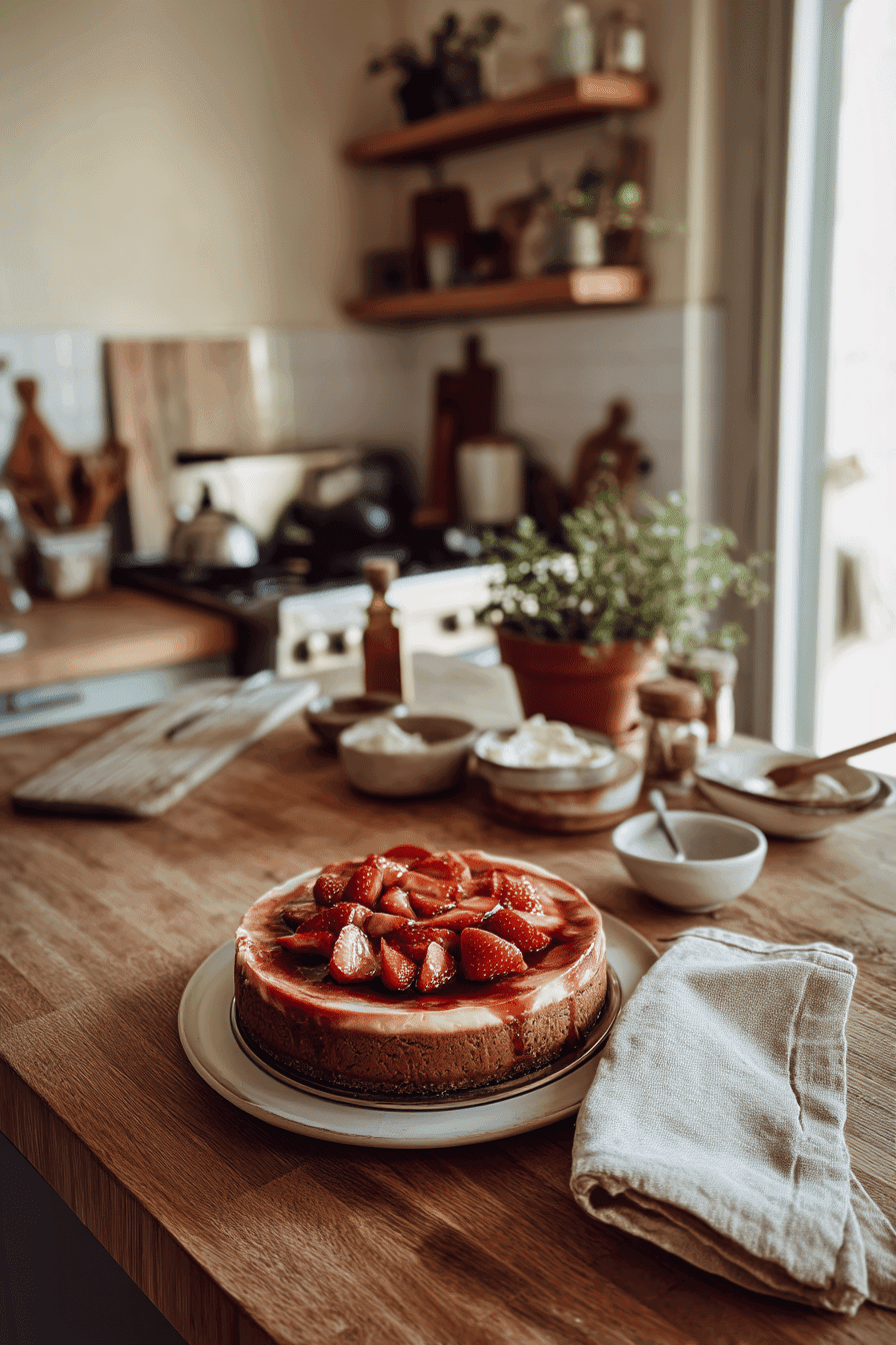 strawberry cheesecake