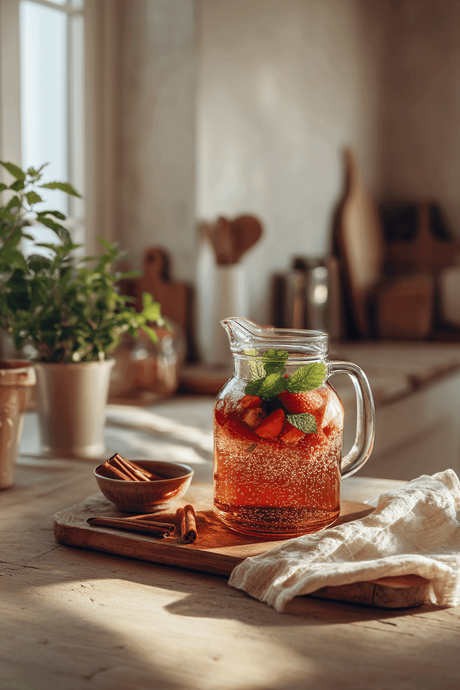 strawberry sweet tea