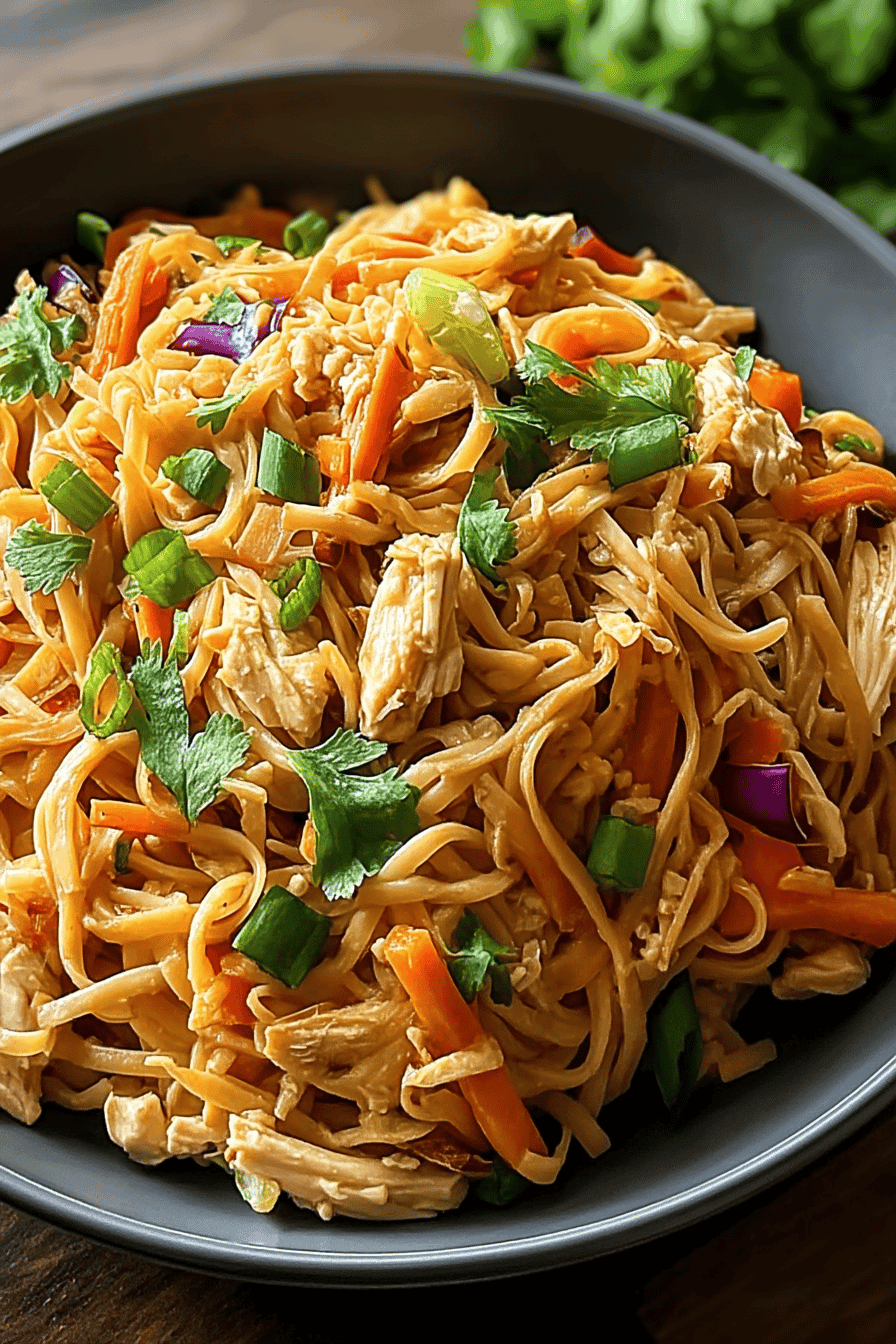 thai peanut noodles
