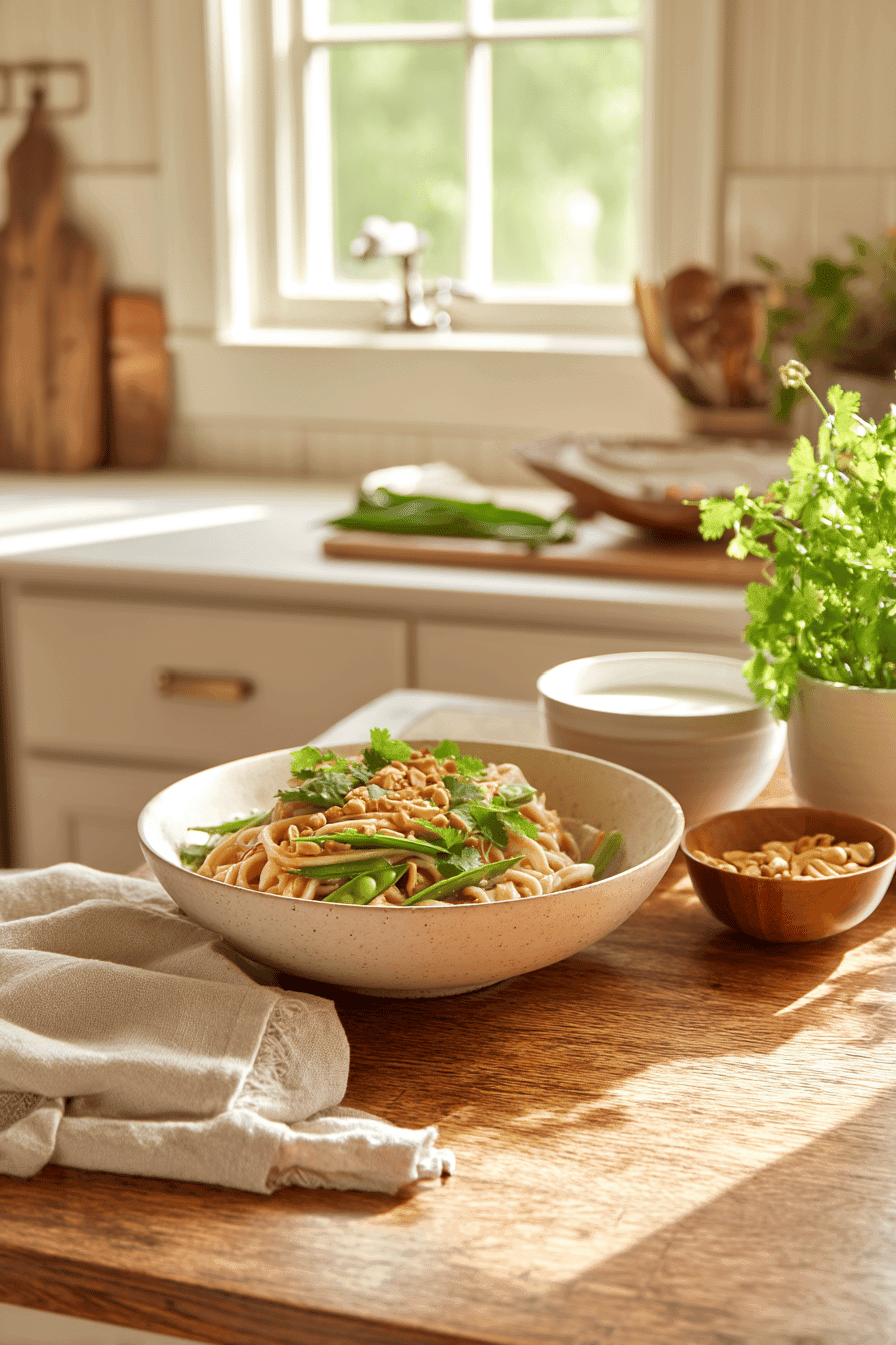 thai peanut noodles
