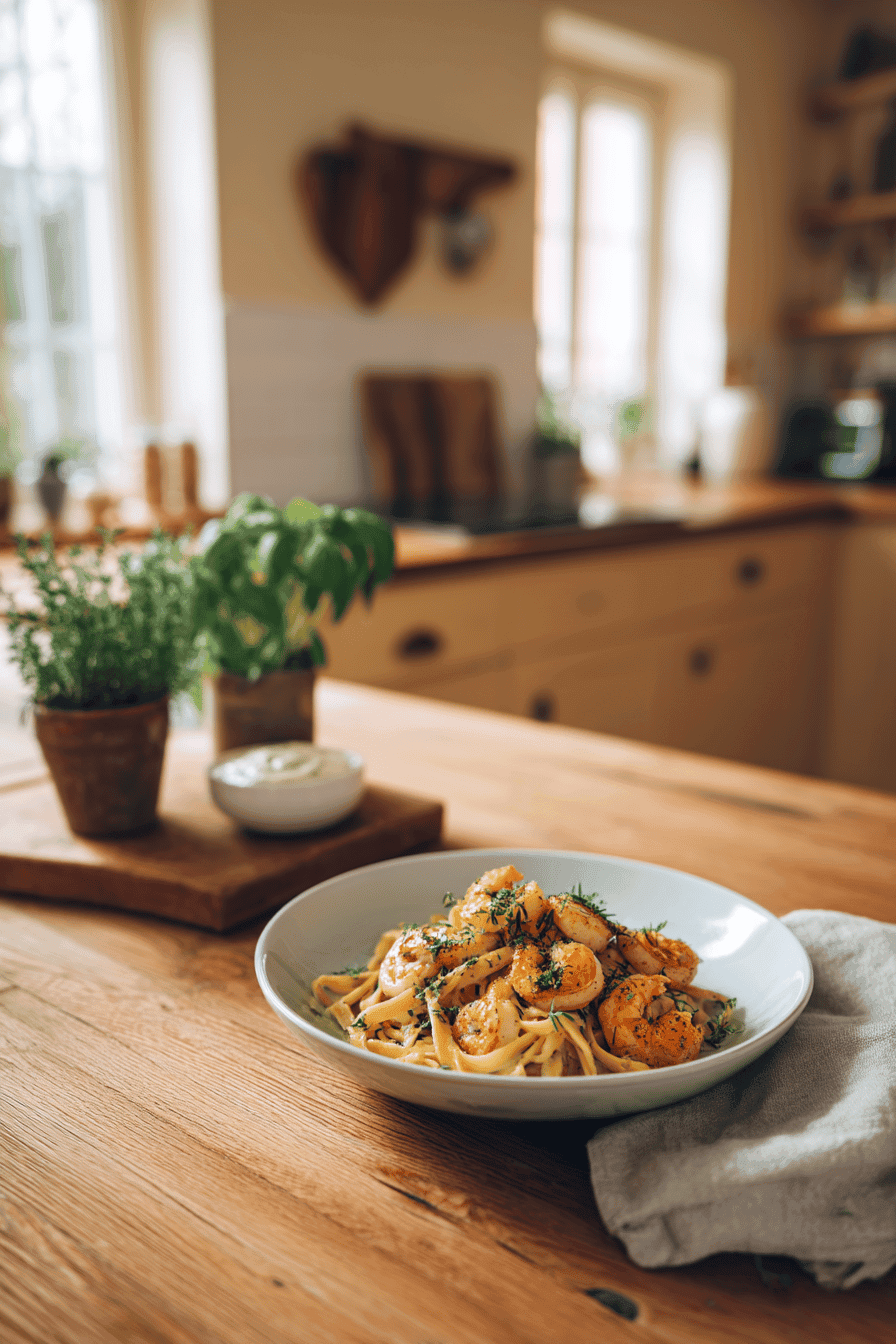 tuscan shrimp pasta