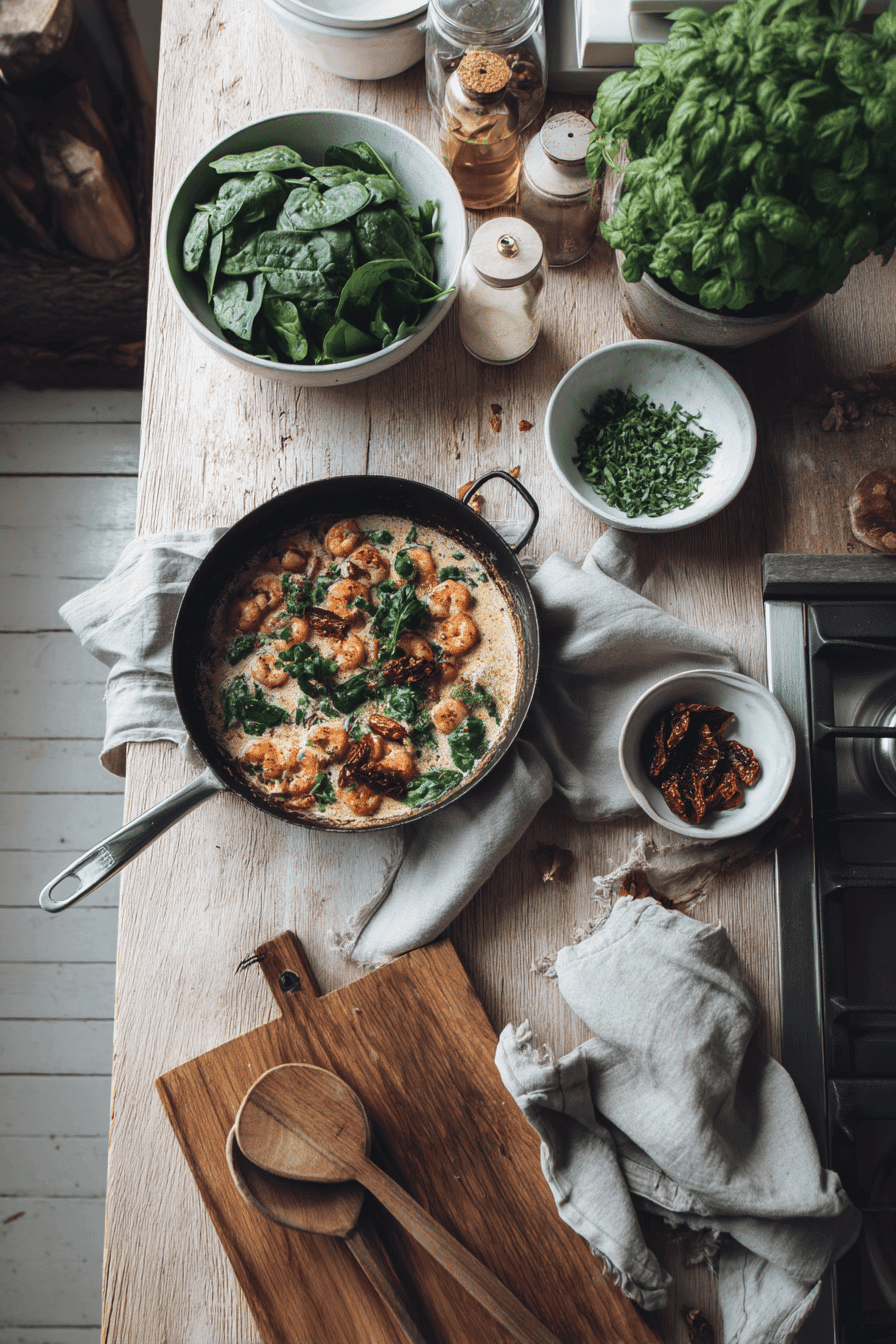 tuscan shrimp pasta