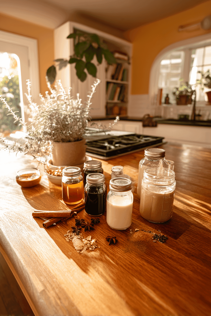 vanilla cinnamon milk tea
