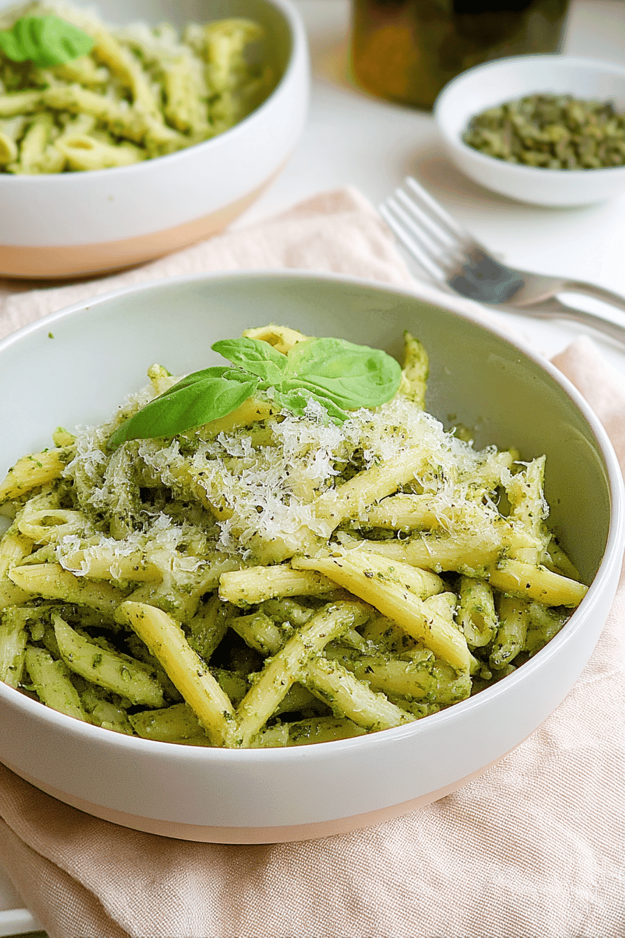 zucchini pesto pasta