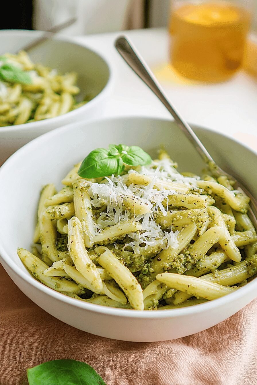 Zucchini Pesto Pasta