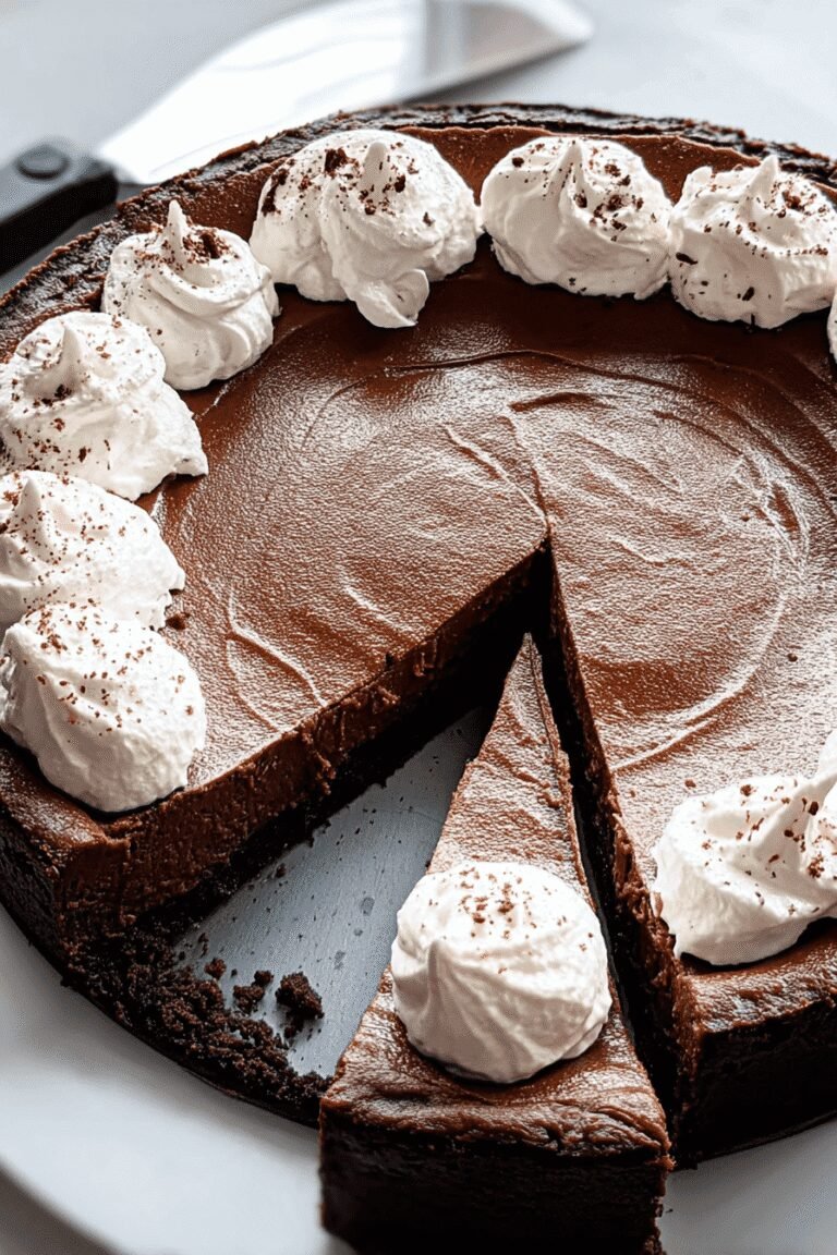 Brownie Bottom Chocolate Cheesecake 13.Png
