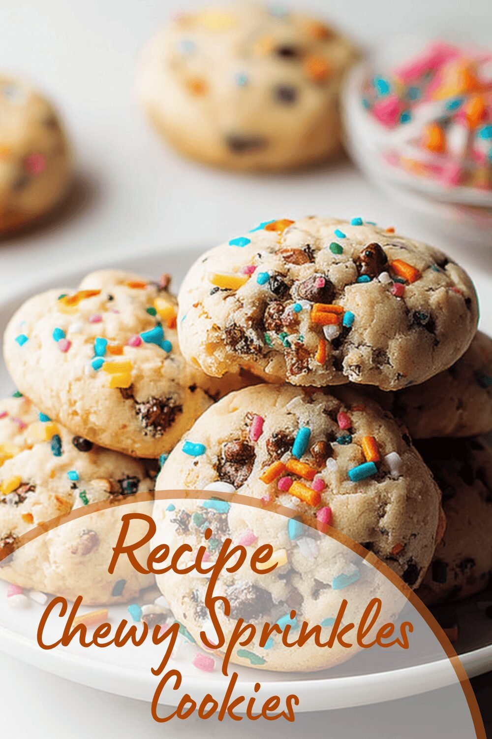 Chewy Sprinkles Cookies