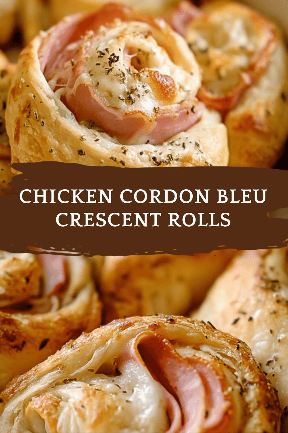 Chicken Cordon Bleu Crescent Rolls