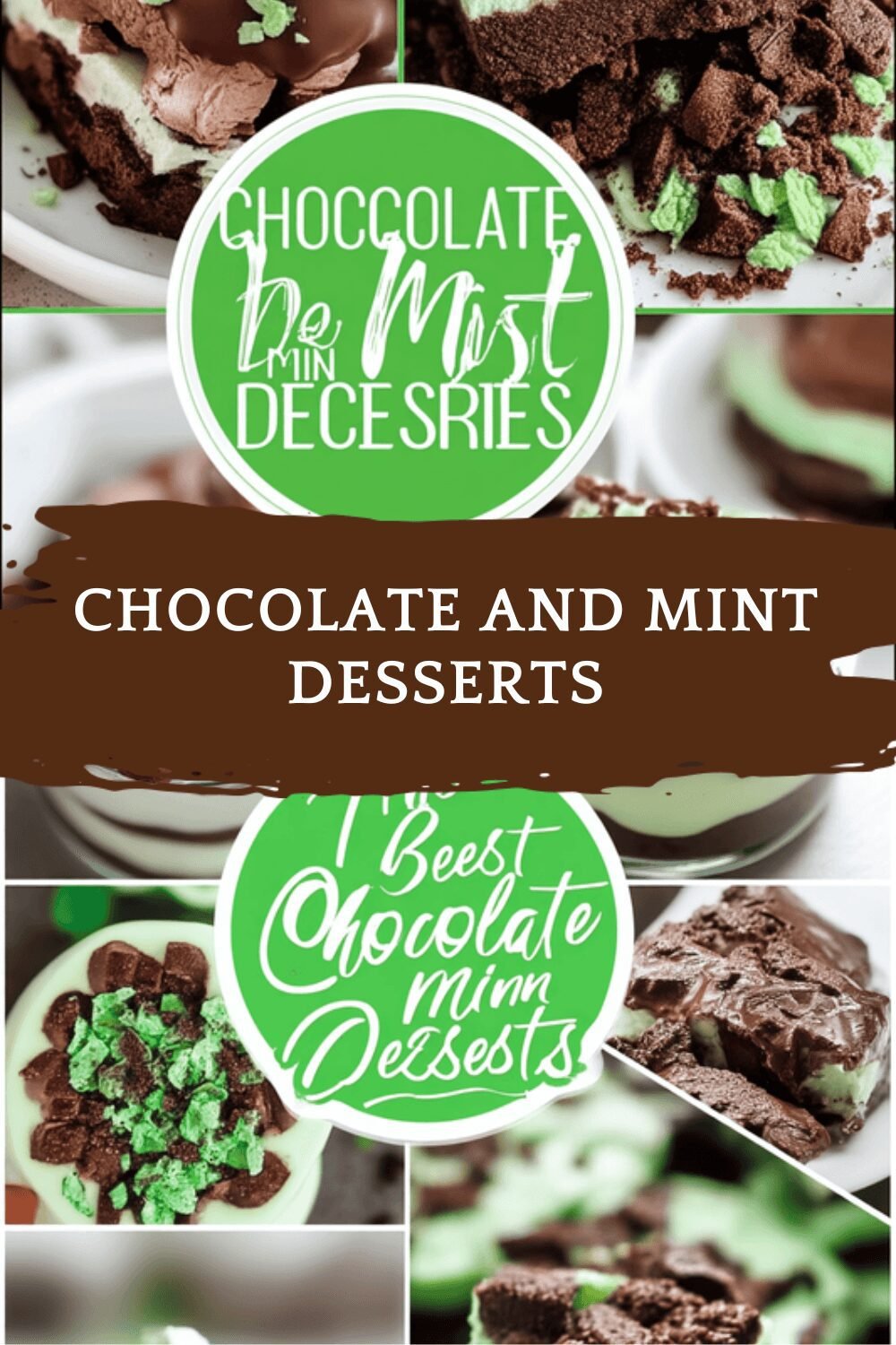 Chocolate And Mint Desserts