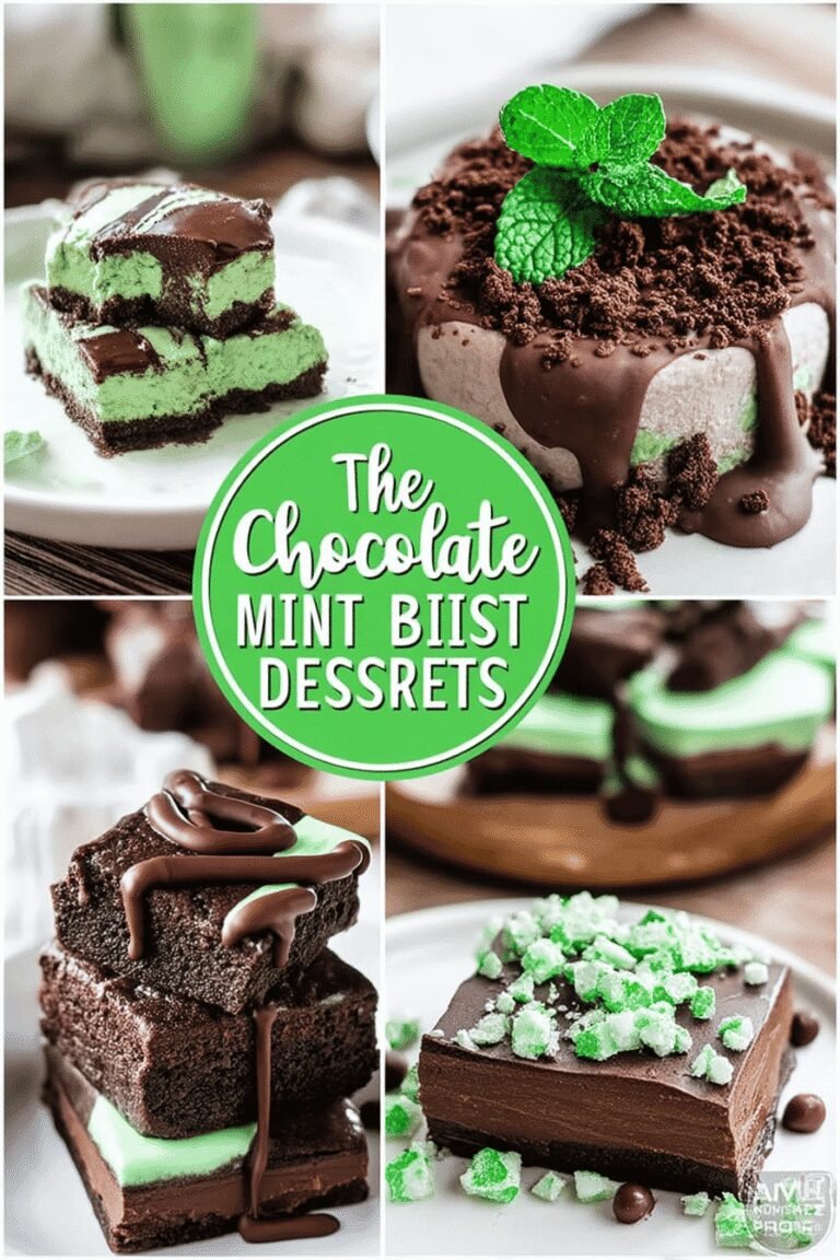 Chocolate And Mint Desserts 20.Png
