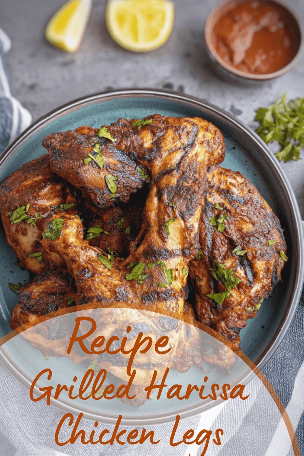Grilled Harissa Chicken Legs With Flavor-Packed Marinade Recipe 7 Grilled Harissa Chicken Legs