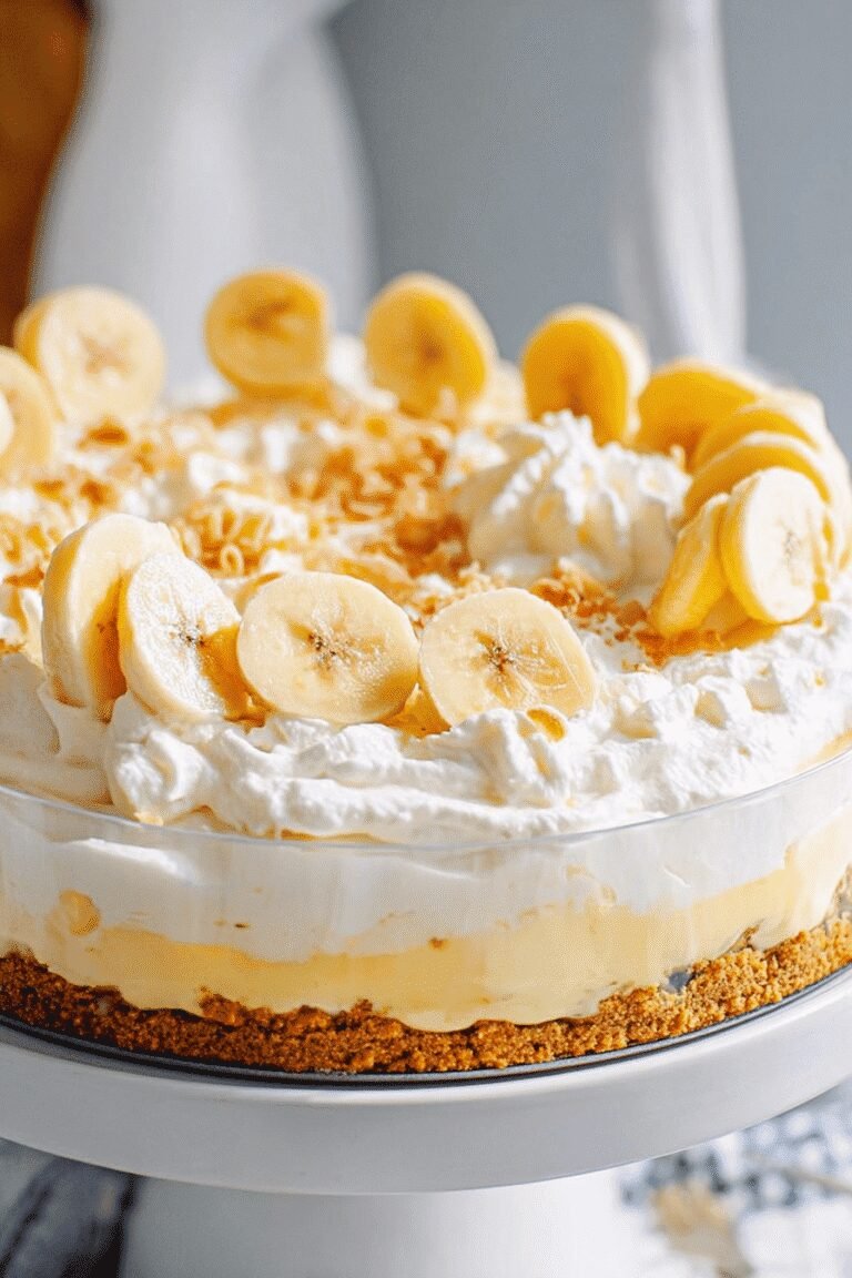 No Bake Banana Cream Pudding Cheesecake 41.Png