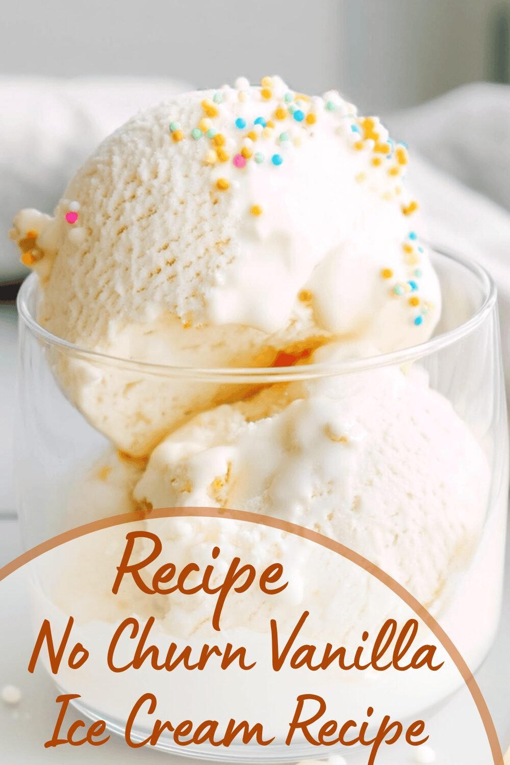 No Churn Vanilla Ice Cream Recipe
