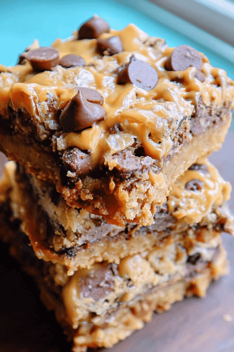 Peanut Butter Caramel Toffee Chocolate Chip Cookie Bars 22.Png