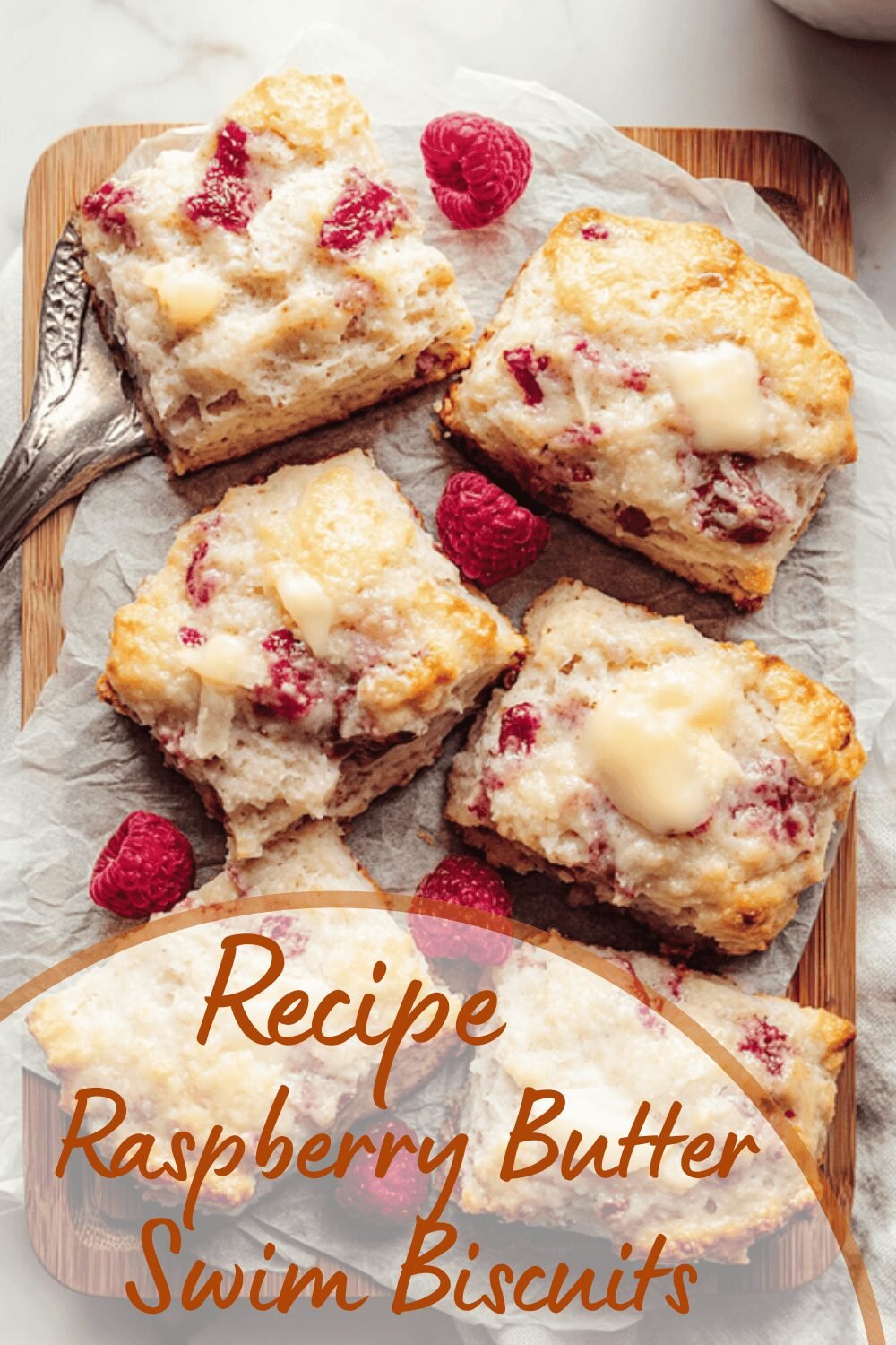 Raspberry Butter Swim Biscuits