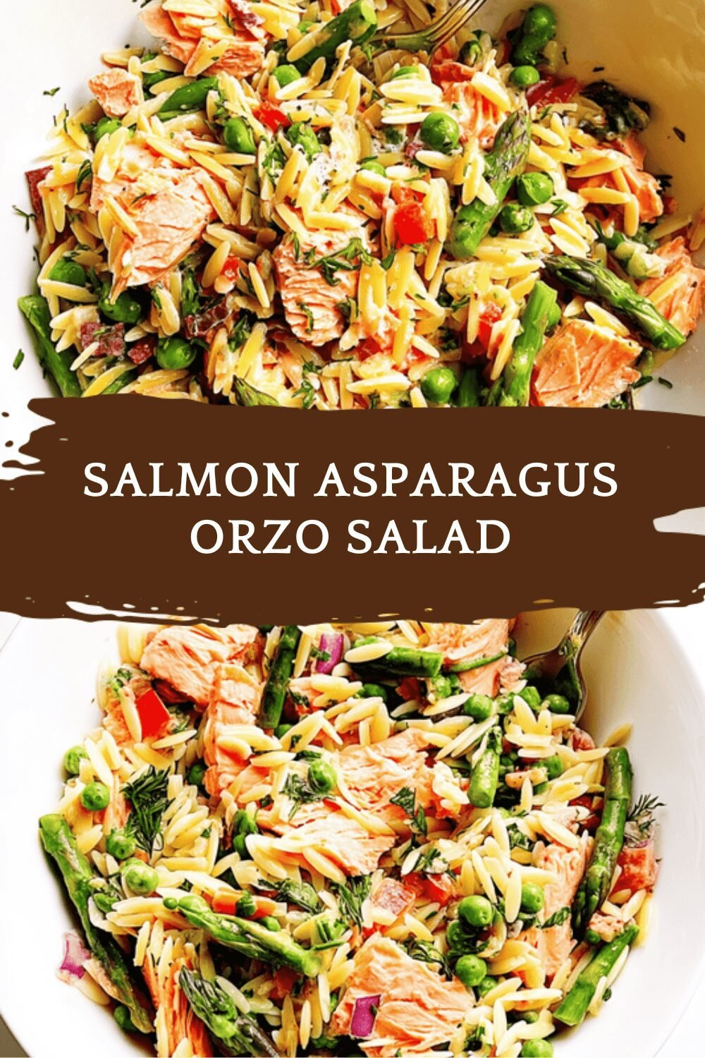 Salmon Asparagus Orzo Salad