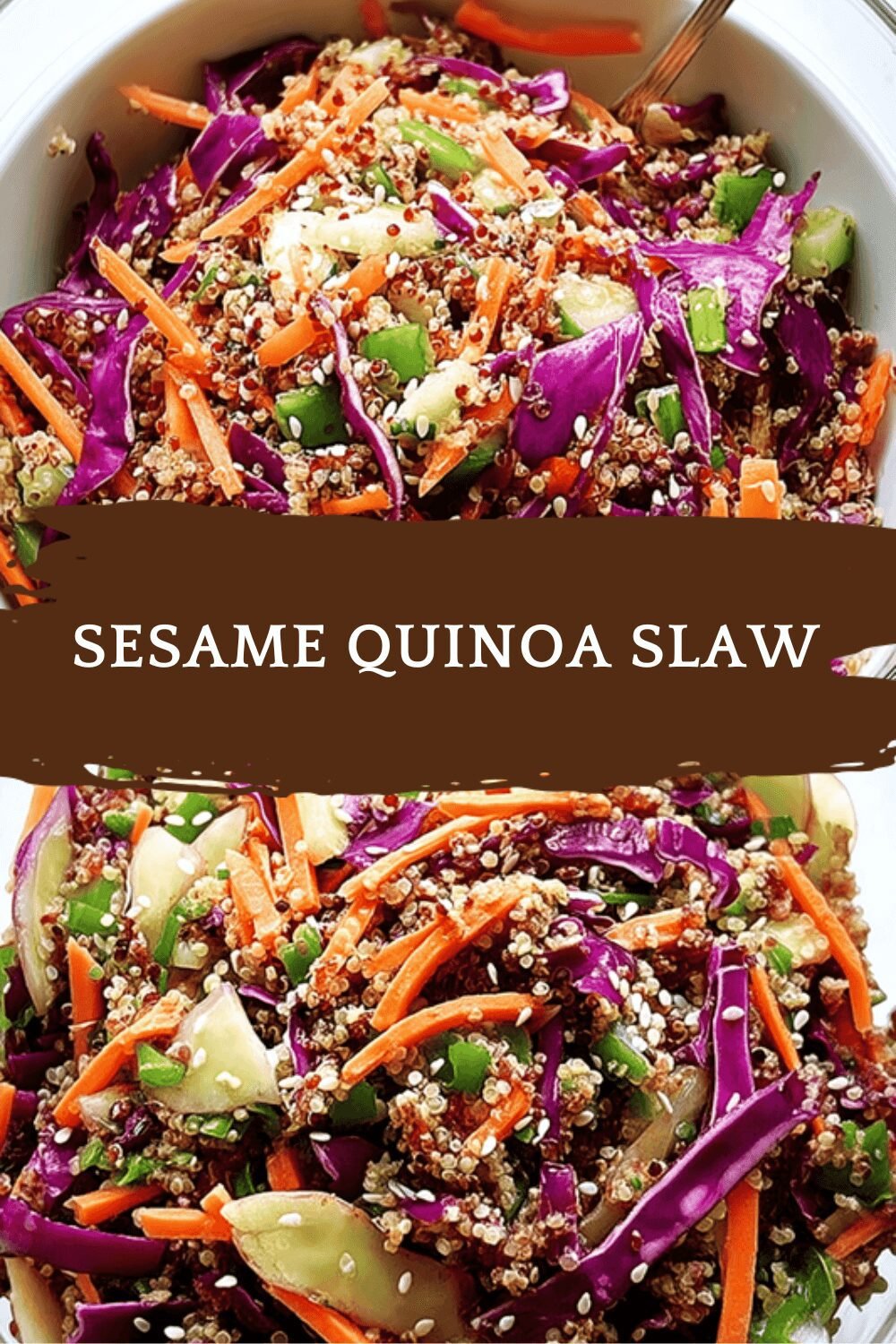Sesame Quinoa Salad With Asian Slaw And Ginger Dressing Recipe 6 Sesame Quinoa Slaw