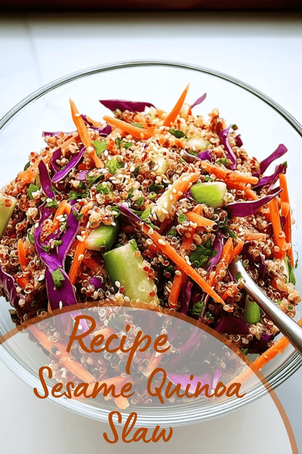 Sesame Quinoa Salad With Asian Slaw And Ginger Dressing Recipe 7 Sesame Quinoa Slaw