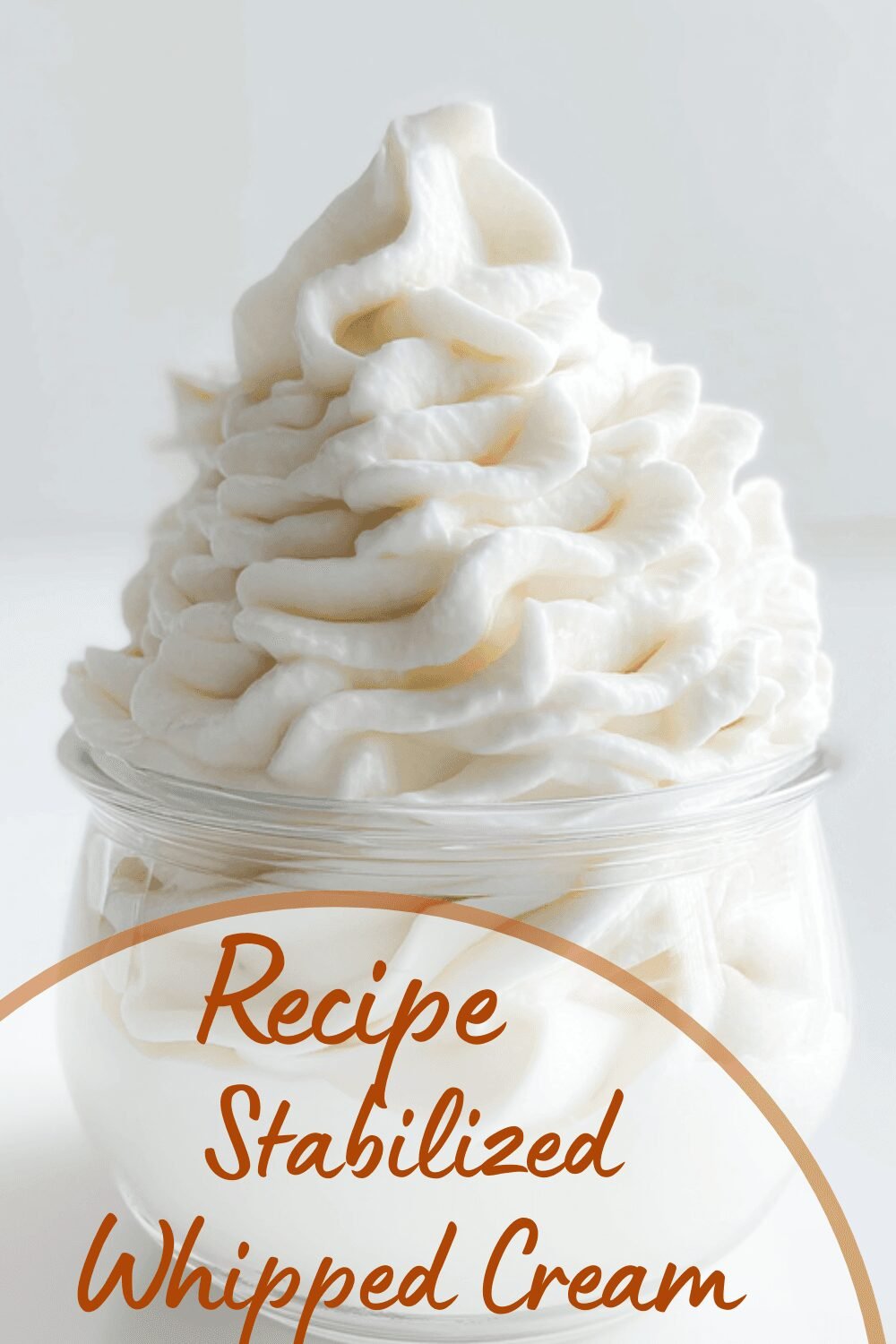 Stabilized Whipped Cream