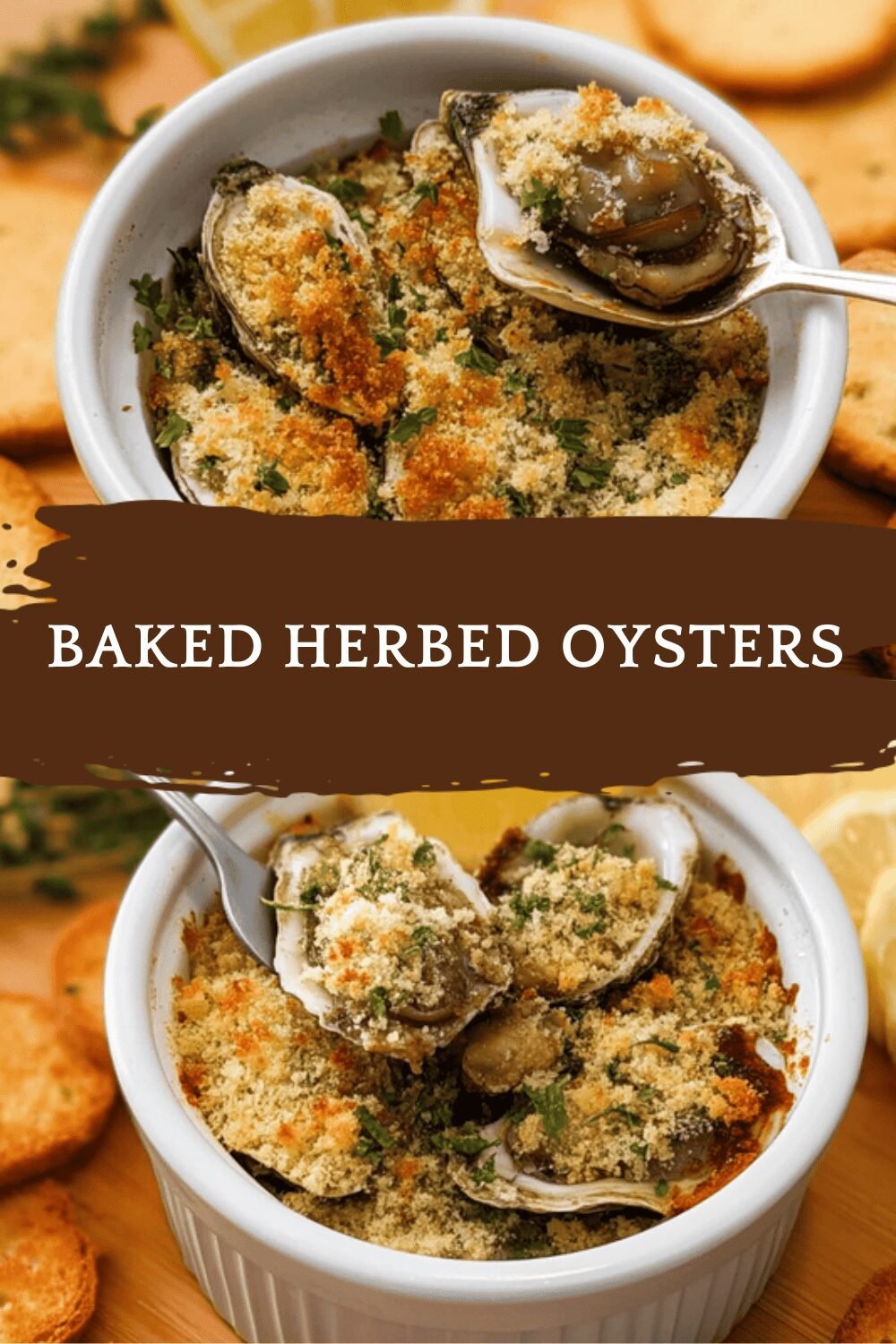 Baked Herbed Oysters