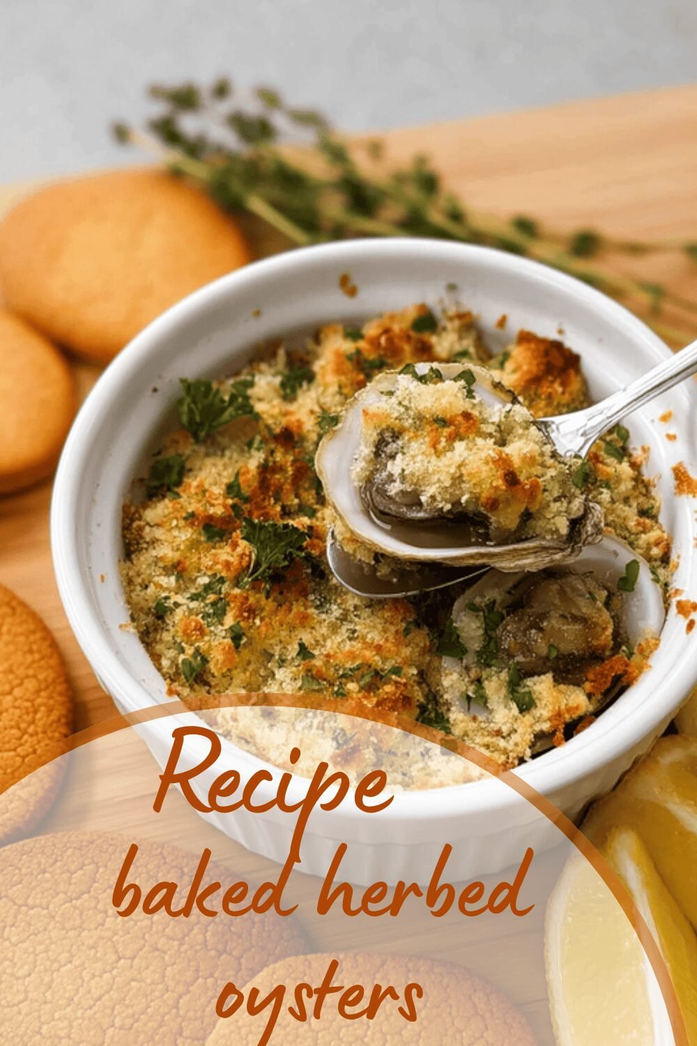 Baked Herbed Oysters