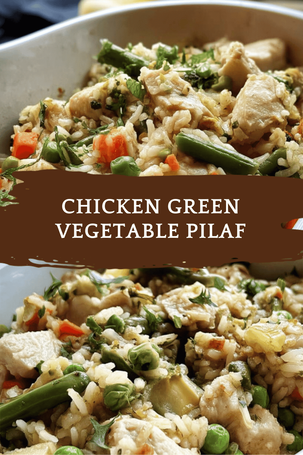 Chicken Green Vegetable Pilaf