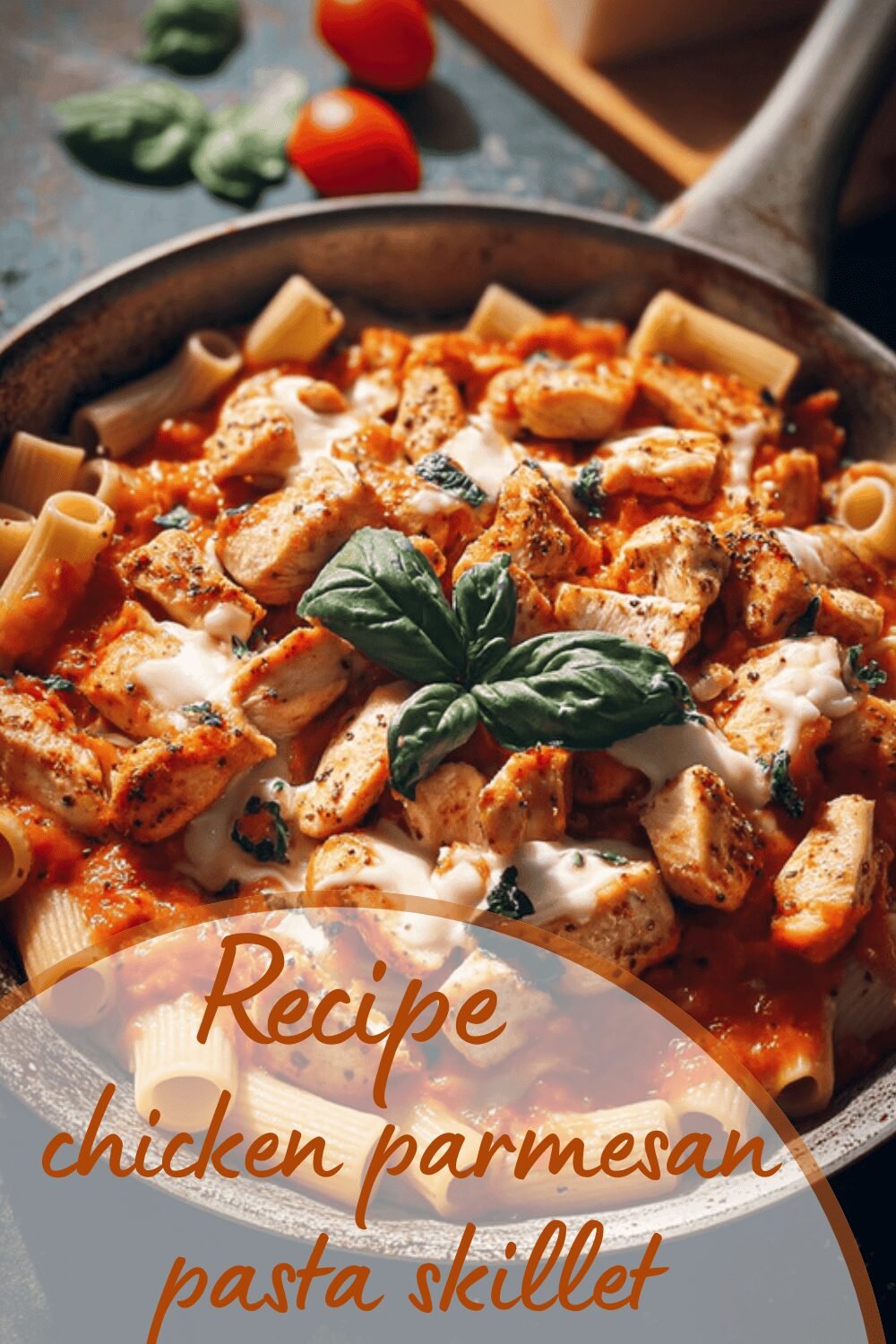 Chicken Parmesan Pasta Skillet