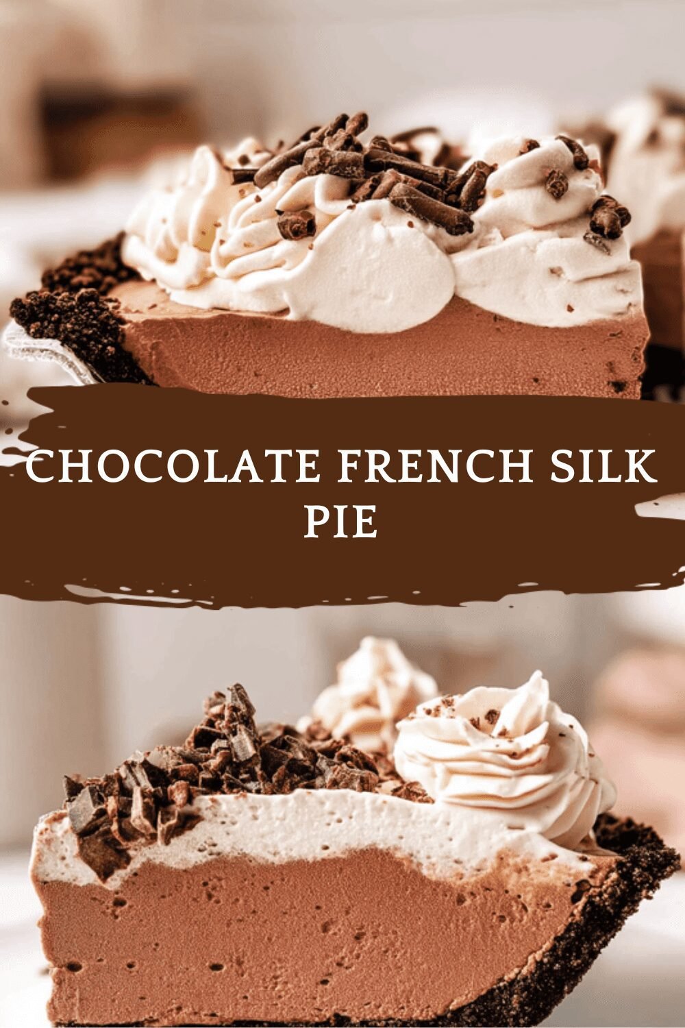 French Silk Pie Recipe With Rich Chocolate Cream Filling 6 Chocolate French Silk Pie