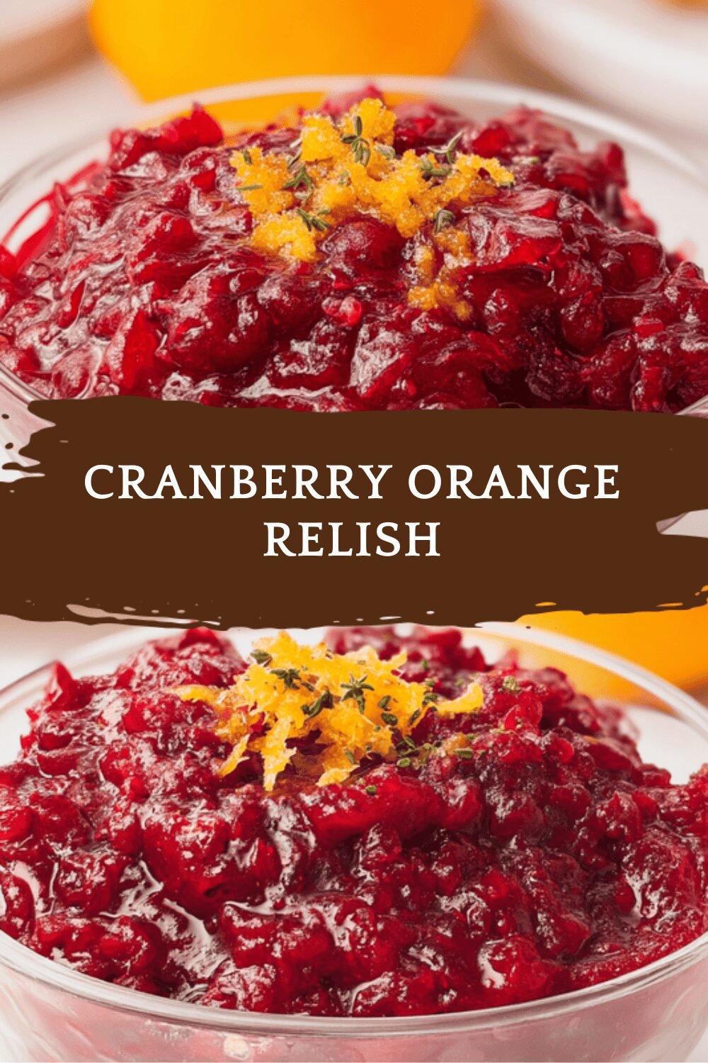 Cranberry Orange Relish