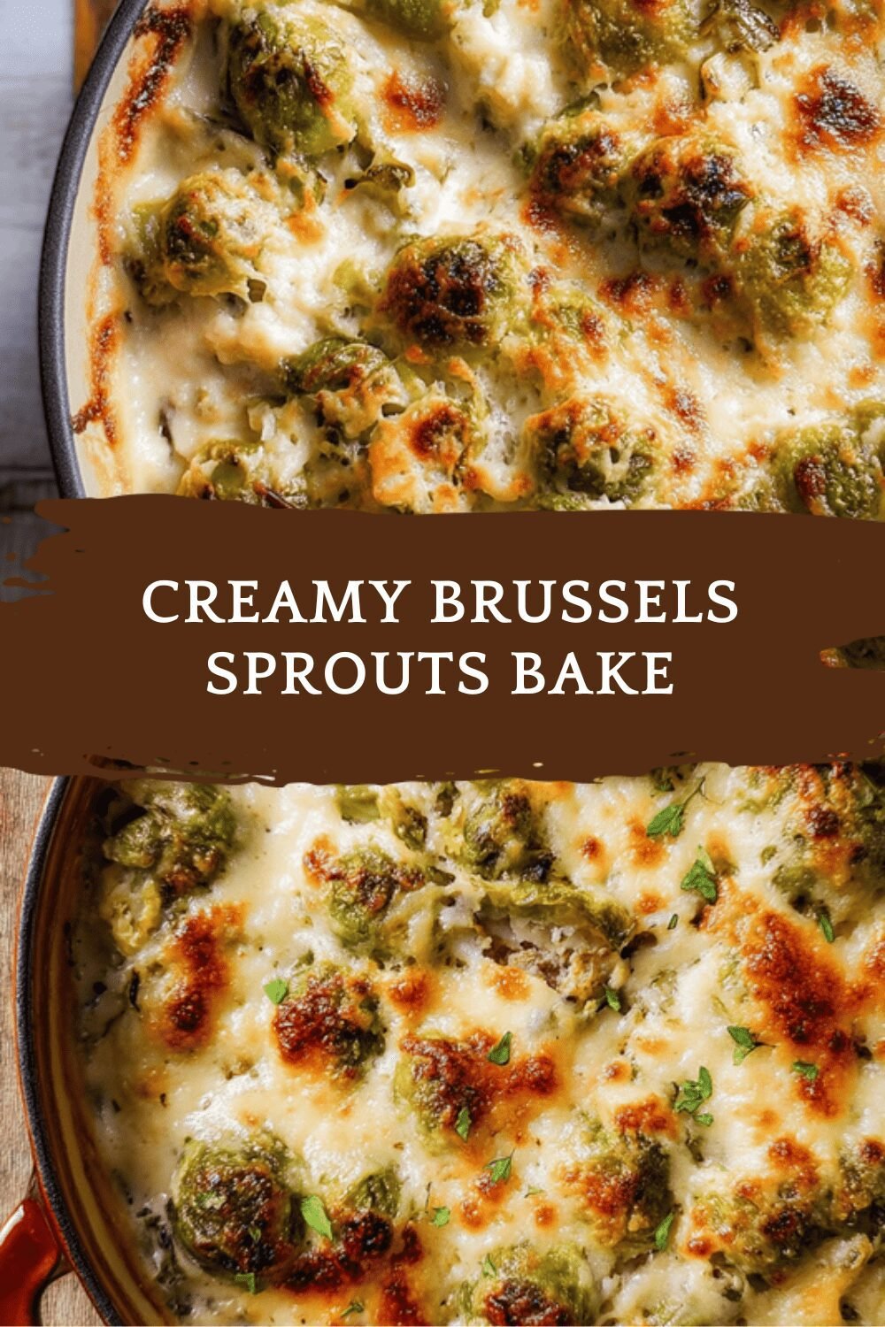 Creamy Brussels Sprouts Bake