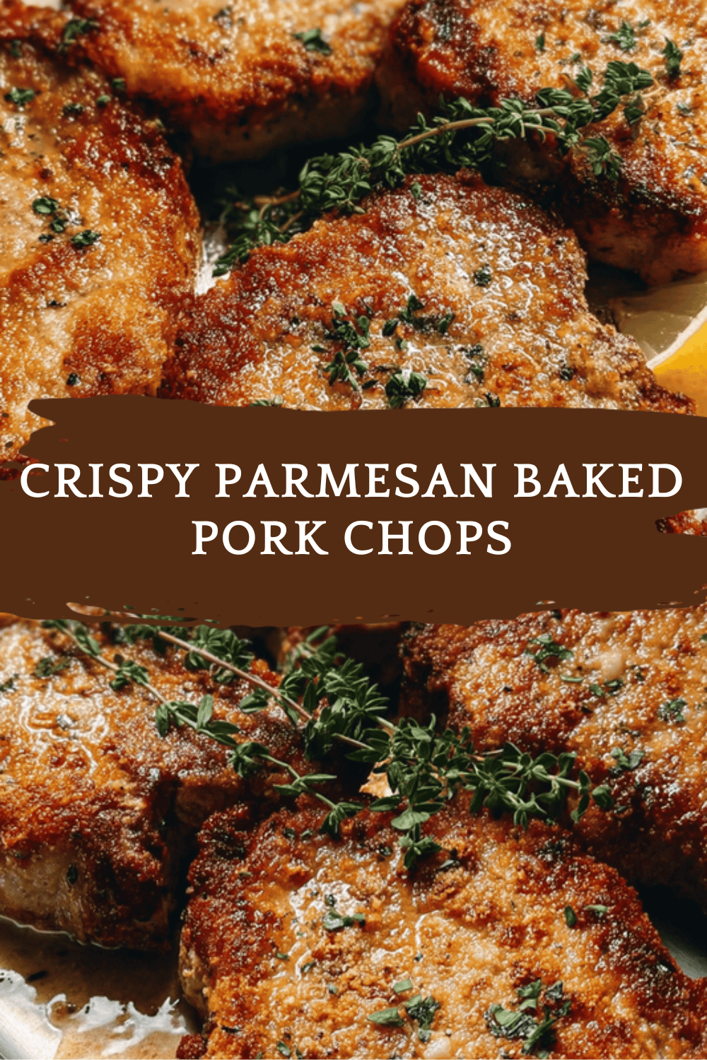 Crispy Parmesan Baked Pork Chops